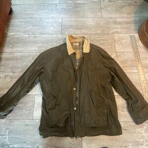 Vintage J. Crew Barn Coat Jacket Parka Green XL